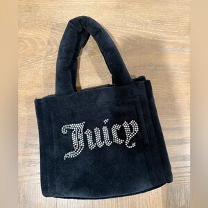 Velour juicy couture purse